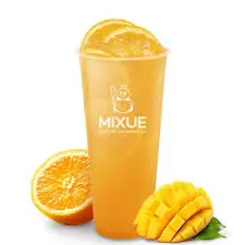 Mixue Australia Menu 15 Orange Mango →
Mixue Orange Mango tea with citrus orange and tropical mango flavor